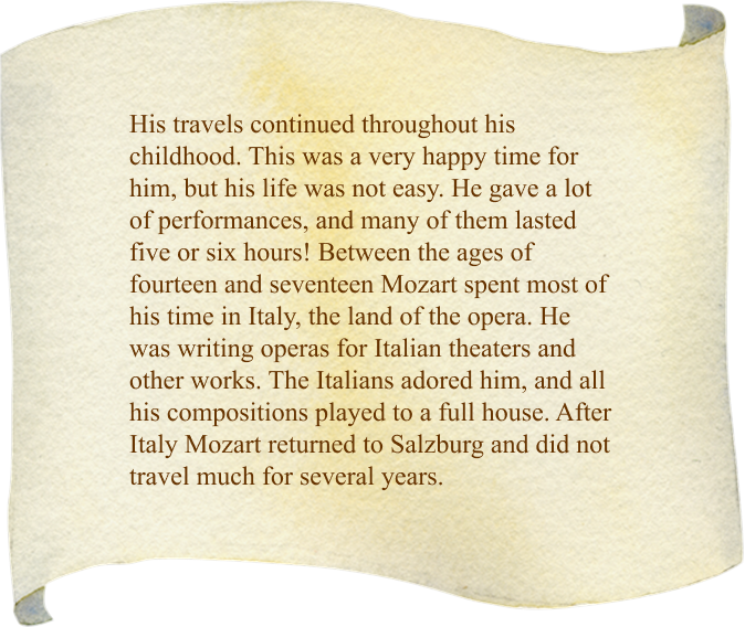 Mozart biography slide 10